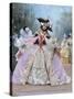 The Masked Ball (18th century costumes)-Georges Clairin-Stretched Canvas
