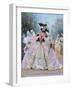 The Masked Ball (18th century costumes)-Georges Clairin-Framed Giclee Print