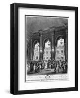 The Masked Ball, 23rd January 1782-Jean-Michel Moreau the Younger-Framed Giclee Print