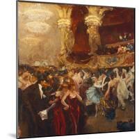 The Masked Ball at L'Opera-Charles Hermans-Mounted Giclee Print