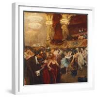 The Masked Ball at L'Opera-Charles Hermans-Framed Giclee Print