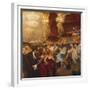 The Masked Ball at L'Opera-Charles Hermans-Framed Giclee Print