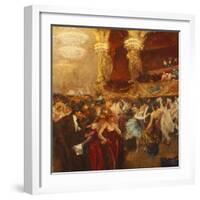 The Masked Ball at l'Opera-Charles Hermans-Framed Giclee Print