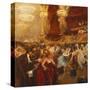 The Masked Ball at l'Opera-Charles Hermans-Stretched Canvas