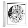 'The Masked Dancers' by Israel van Meckenem-Israhel van, the younger Meckenem-Framed Giclee Print