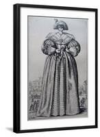 The Masked Lady-Jacques Callot-Framed Giclee Print