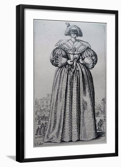 The Masked Lady-Jacques Callot-Framed Giclee Print