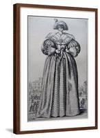 The Masked Lady-Jacques Callot-Framed Giclee Print