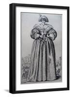 The Masked Lady-Jacques Callot-Framed Giclee Print