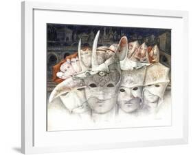 The Masks-Skarlett-Framed Giclee Print