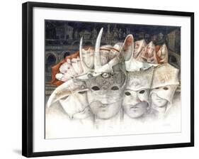 The Masks-Skarlett-Framed Giclee Print