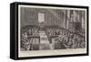 The Masonic Service in Rochester Cathedral, the Dean's Sermon-Herbert Johnson-Framed Stretched Canvas