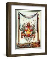 The Masonic Values, 18th Century-null-Framed Giclee Print