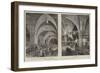 The Masons' Strike at the New Law Courts-null-Framed Giclee Print