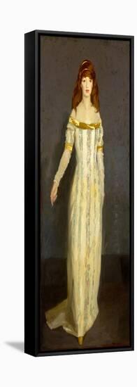 The Masquerade Dress, 1911-Robert Cozad Henri-Framed Stretched Canvas