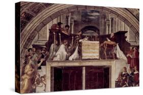 The Mass at Bolsena, 1512-Raphael-Stretched Canvas