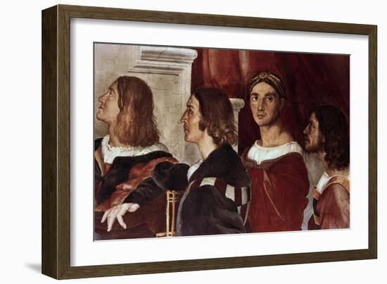 The Mass at Bolsena, (Detail), 1512-Raphael-Framed Giclee Print