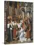 The Mass, Detail from Legend of St Bertin-Lancelot Blondeel-Stretched Canvas