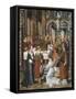 The Mass, Detail from Legend of St Bertin-Lancelot Blondeel-Framed Stretched Canvas