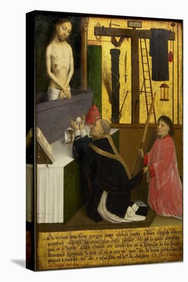 The Mass of Saint Gregory, Ca 1460-Simon Marmion-Stretched Canvas