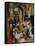 The Mass of Saint Gregory the Great, Ca 1510-1520-Adriaen Isenbrant-Framed Stretched Canvas