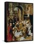 The Mass of Saint Gregory the Great, Ca 1510-1520-Adriaen Isenbrant-Framed Stretched Canvas