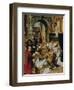 The Mass of Saint Gregory the Great, Ca 1510-1520-Adriaen Isenbrant-Framed Giclee Print