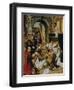 The Mass of Saint Gregory the Great, Ca 1510-1520-Adriaen Isenbrant-Framed Giclee Print