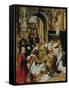 The Mass of Saint Gregory the Great, Ca 1510-1520-Adriaen Isenbrant-Framed Stretched Canvas