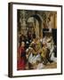 The Mass of Saint Gregory the Great, Ca 1510-1520-Adriaen Isenbrant-Framed Giclee Print