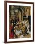 The Mass of Saint Gregory the Great, Ca 1510-1520-Adriaen Isenbrant-Framed Giclee Print