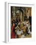 The Mass of Saint Gregory the Great, Ca 1510-1520-Adriaen Isenbrant-Framed Giclee Print