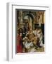 The Mass of Saint Gregory the Great, Ca 1510-1520-Adriaen Isenbrant-Framed Premium Giclee Print