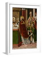 The Mass of Saint Gregory the Great-null-Framed Giclee Print
