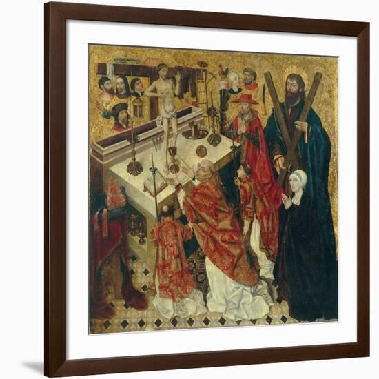 The Mass of Saint Gregory the Great-Diego De La Cruz-Framed Giclee Print