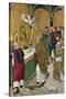 The Mass of Saint Hubert. Shutter from the Werden Altarpiece, Ca 1485-null-Stretched Canvas