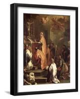 The Mass of St. Gregory-Luca Giordano-Framed Giclee Print