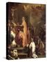 The Mass of St. Gregory-Luca Giordano-Stretched Canvas