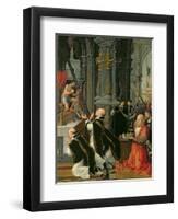 The Mass of St. Gregory-Adriaen Isenbrant-Framed Giclee Print