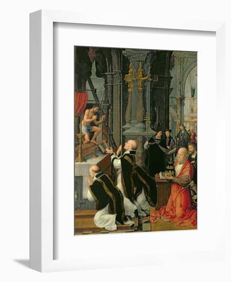 The Mass of St. Gregory-Adriaen Isenbrant-Framed Giclee Print