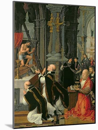 The Mass of St. Gregory-Adriaen Isenbrant-Mounted Giclee Print