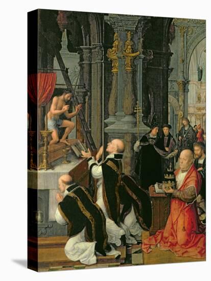 The Mass of St. Gregory-Adriaen Isenbrant-Stretched Canvas