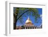 The Massachusetts State Hous, Freedom Trail, Boston, Massachusetts, USA-Russ Bishop-Framed Photographic Print