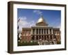 The Massachusetts State House, 1798, Designed by Charles Bulfinch, Boston, Massachusetts, USA-Amanda Hall-Framed Photographic Print