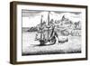 The Massacre and Burning of Two Villages at Madagascar, C16th Century-null-Framed Giclee Print