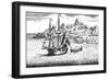 The Massacre and Burning of Two Villages at Madagascar, C16th Century-null-Framed Giclee Print