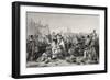 The Massacre at Cawnpore in 1857, from 'The History of the Indian Mutiny' Published in 1858-English School-Framed Giclee Print