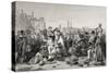 The Massacre at Cawnpore in 1857, from 'The History of the Indian Mutiny' Published in 1858-English School-Stretched Canvas