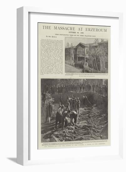 The Massacre at Erzeroum-null-Framed Giclee Print