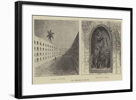 The Massacre at Havana-null-Framed Giclee Print